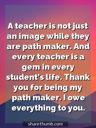 sample thank you notes to students from teacher